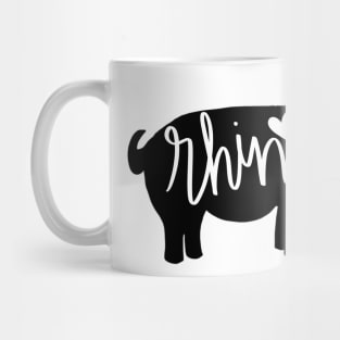 Rhino Love - Silhouette Mug